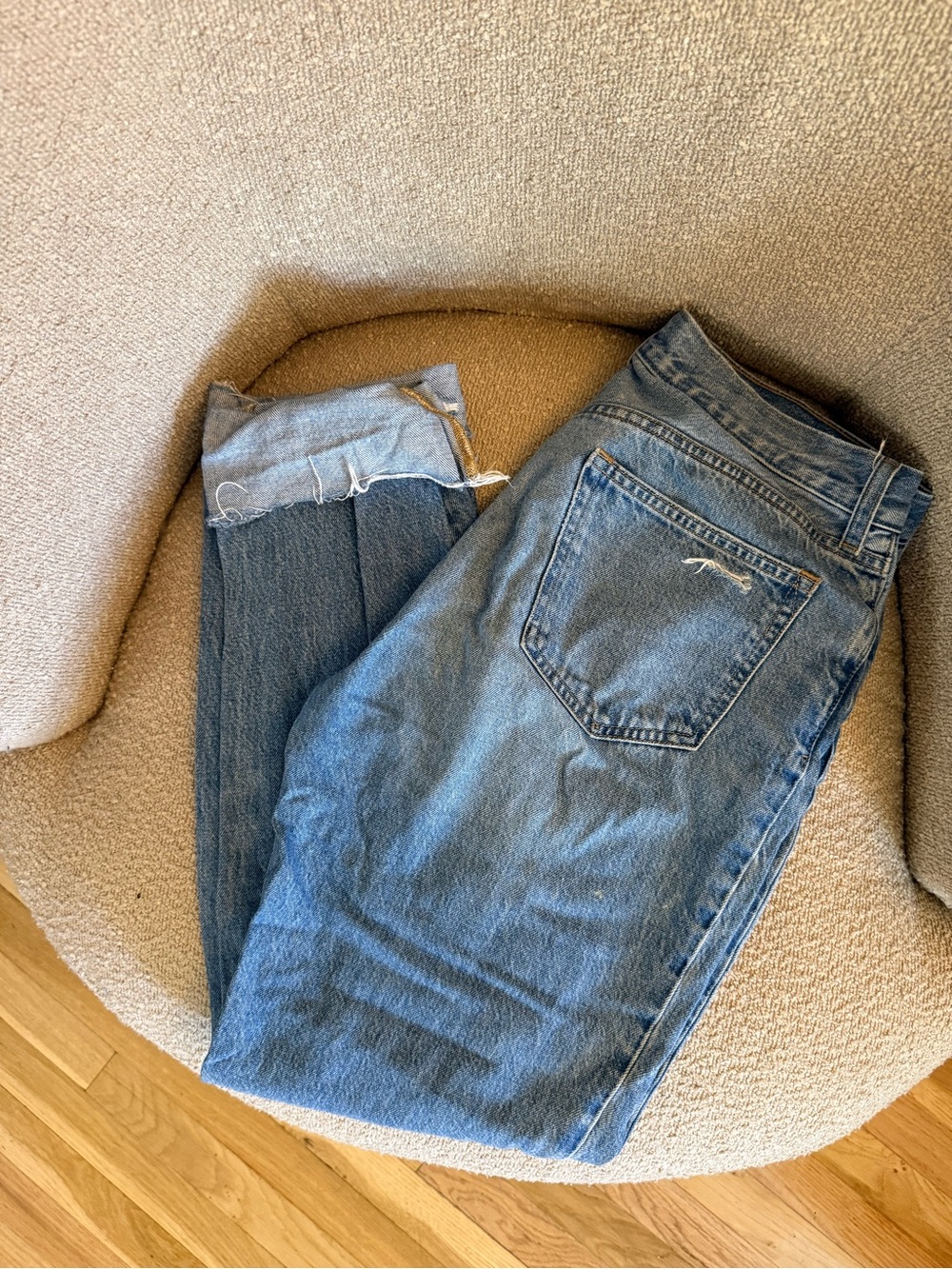 GAP Straight-Leg Blue Denim Jeans